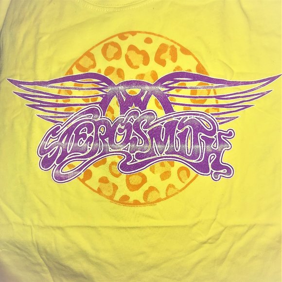 Aerosmith Wings Logo blues rock Original 2012 Official T-Shirt XL NWT - Picture 2 of 3